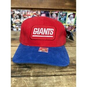 Vintage Starter New York Giants Hat Cap NFL Pro line Embroidered NWT Hook & Loop